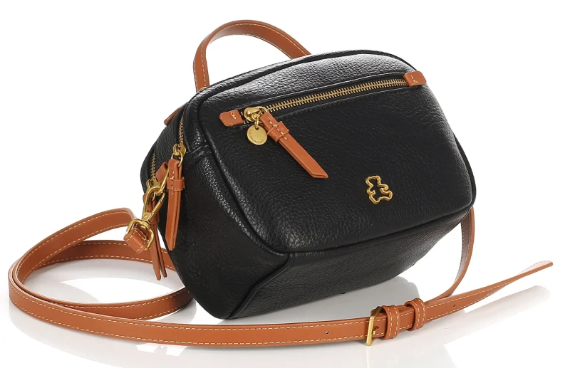 Lulu Castagnette Torebka listonoszka kuferek dwie komory pasek