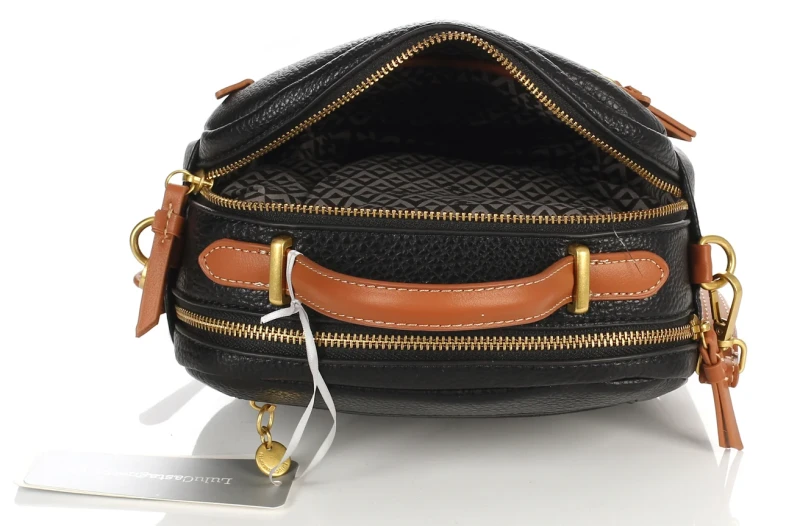 Lulu Castagnette Torebka listonoszka kuferek dwie komory pasek