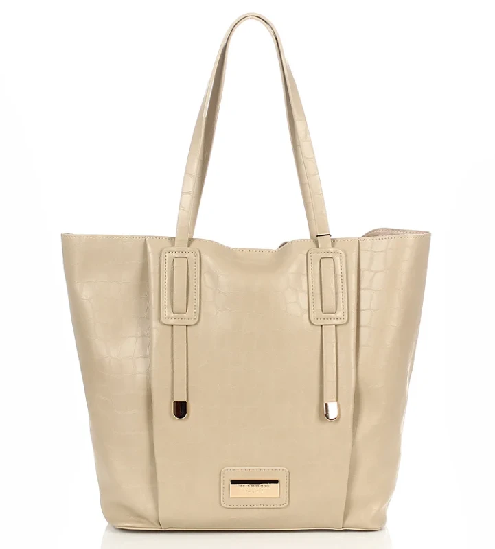 MONNARI Torebka shopper Pojemna 2w1 Saszetka na pasku