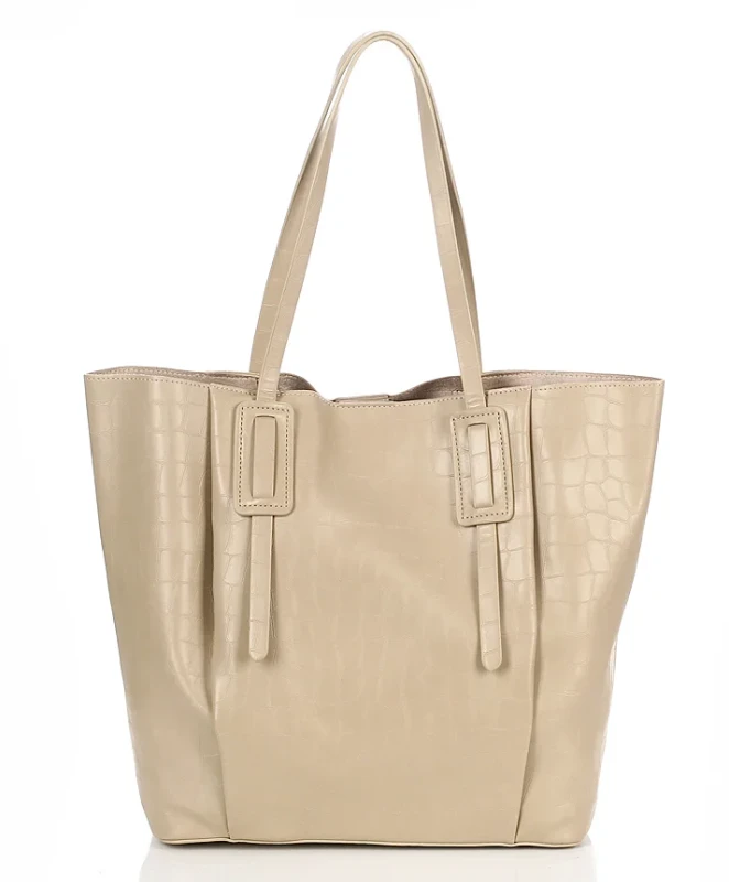 MONNARI Torebka shopper Pojemna 2w1 Saszetka na pasku