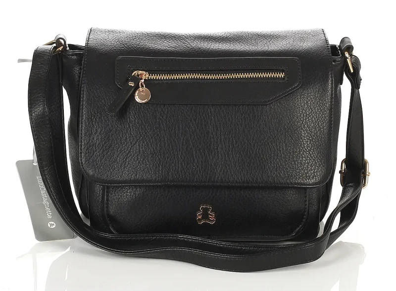 Lulu Castagnette Duża mega rozbudowana torebka listonoszka