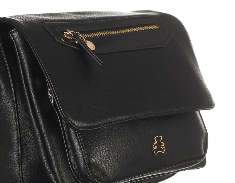 Lulu Castagnette Duża mega rozbudowana torebka listonoszka