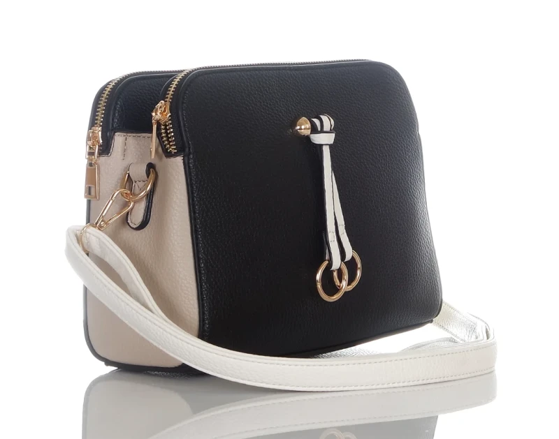 Max Fly Torebka damska listonoszka 3 komory Multikolor