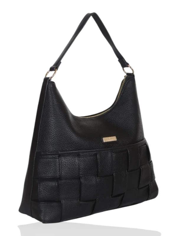 CHARRO Italy Torebka damska na ramię Pakowna Wygodna Czarna