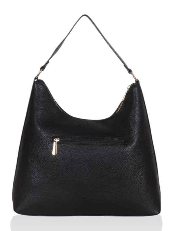 CHARRO Italy Torebka damska na ramię Pakowna Wygodna Czarna