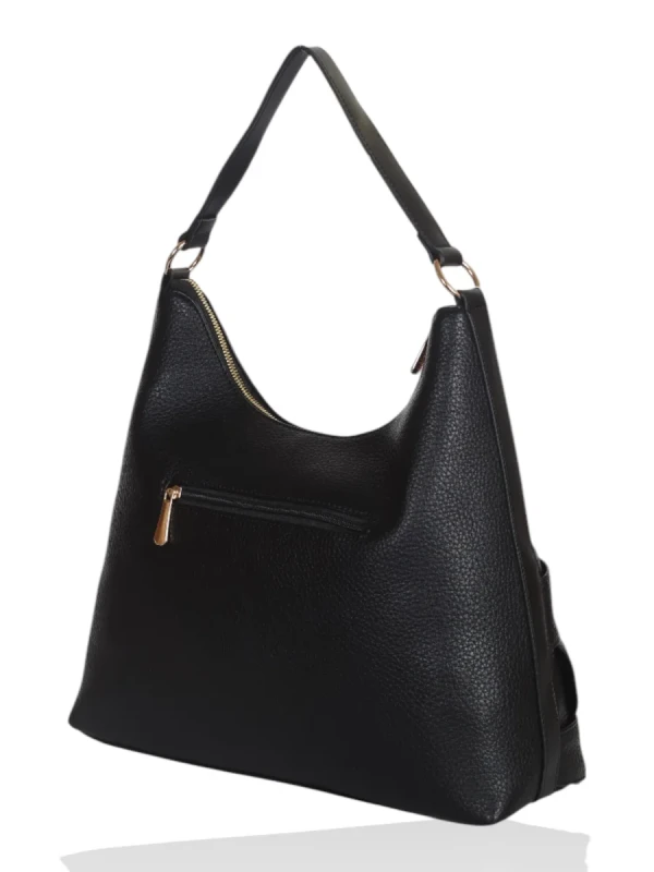 CHARRO Italy Torebka damska na ramię Pakowna Wygodna Czarna