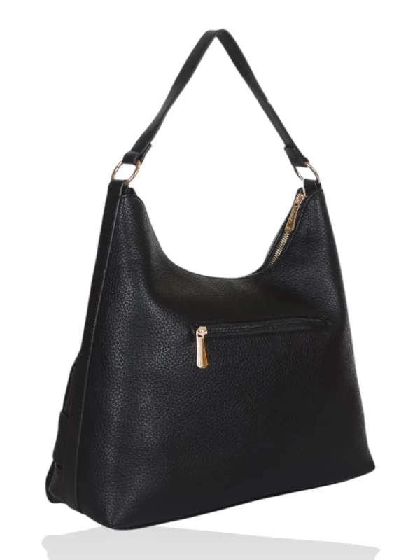 CHARRO Italy Torebka damska na ramię Pakowna Wygodna Czarna