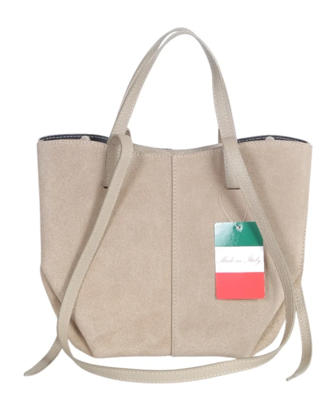 Zamszowa torebka damska Bestseller Mniejsza wersja VERA PELLE