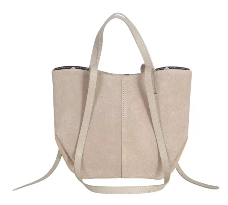 Zamszowa torebka damska Bestseller Mniejsza wersja VERA PELLE