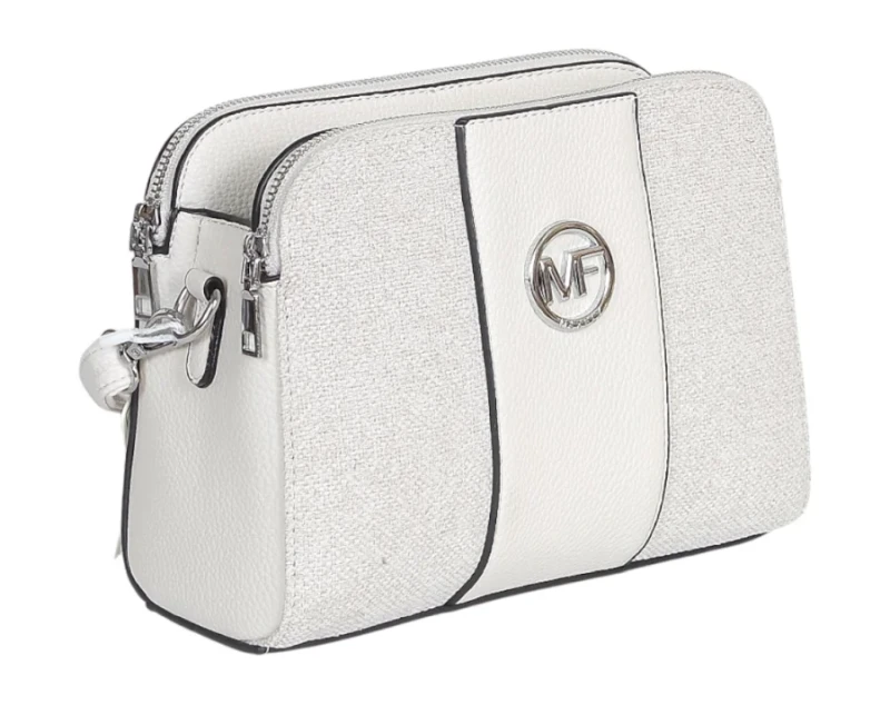 Torebka damska listonoszka | Trzy komory | Długi pasek