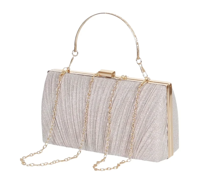 Gallantry Paris Torebka wieczorowa z rączką i łańcuszkiem Kopertówka