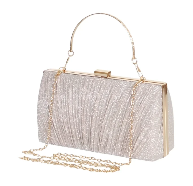 Gallantry Paris Torebka wieczorowa z rączką i łańcuszkiem Kopertówka