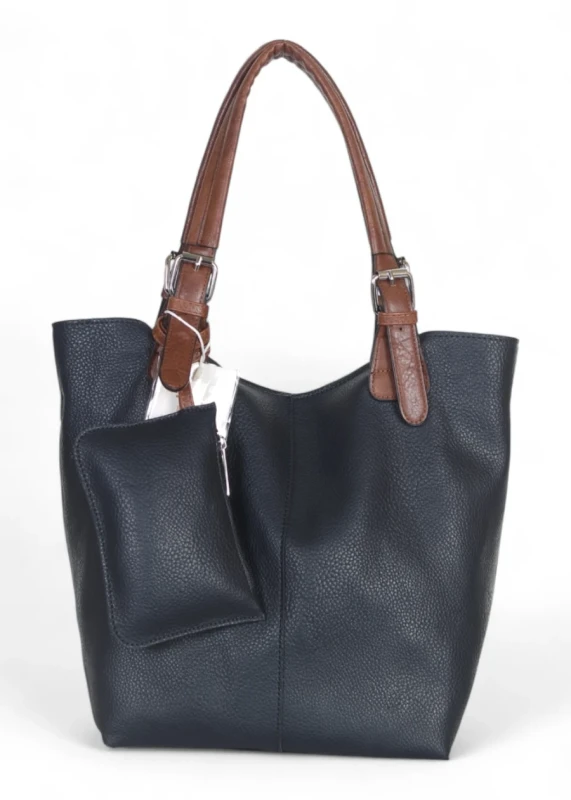 Torebka damska shopper 2w1 Saszetka na pasku