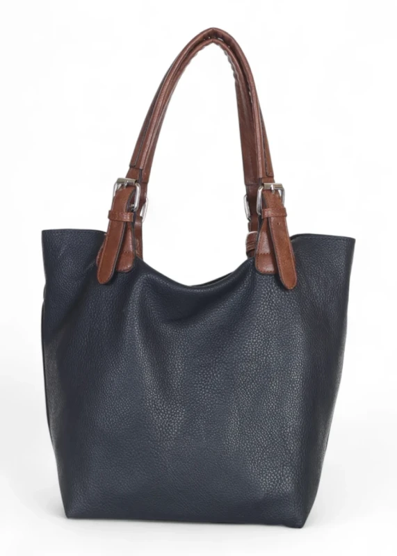 Torebka damska shopper 2w1 Saszetka na pasku