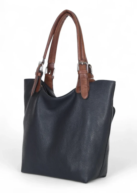 Torebka damska shopper 2w1 Saszetka na pasku