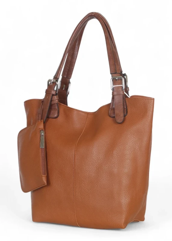 Torebka damska shopper 2w1 Saszetka na pasku