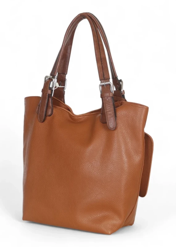 Torebka damska shopper 2w1 Saszetka na pasku