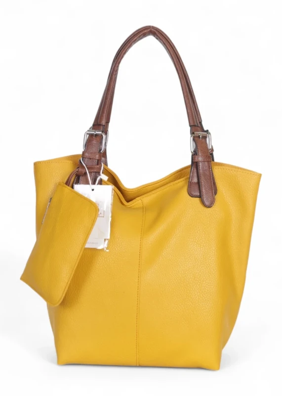 Torebka damska shopper 2w1 Saszetka na pasku