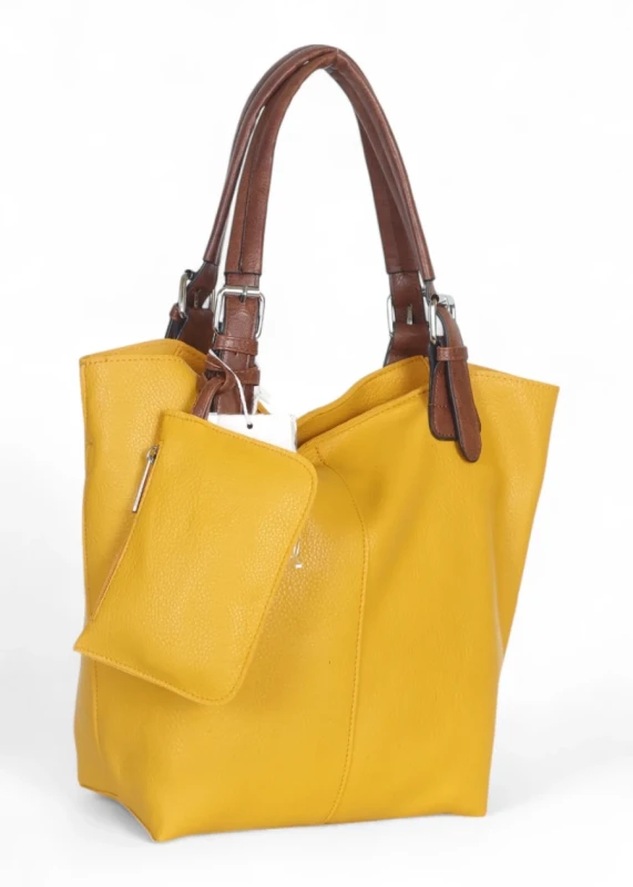 Torebka damska shopper 2w1 Saszetka na pasku