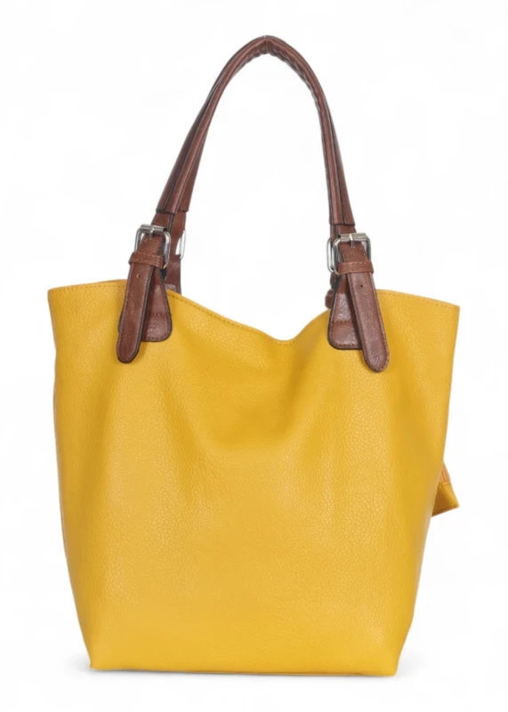 Torebka damska shopper 2w1 Saszetka na pasku