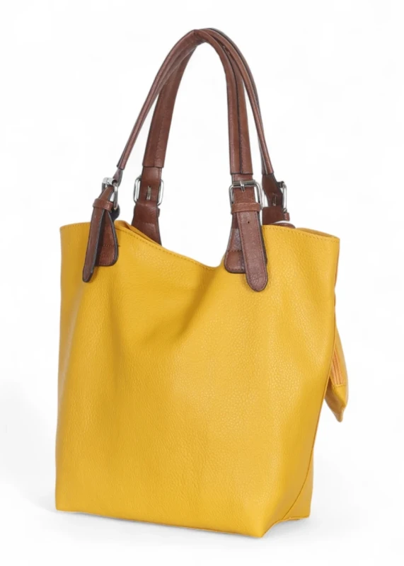 Torebka damska shopper 2w1 Saszetka na pasku