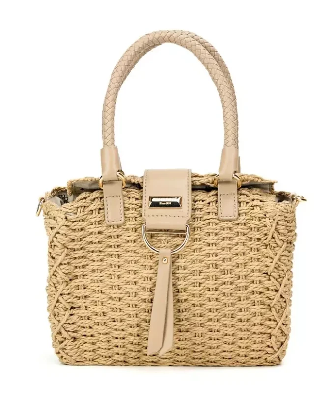 Torebka Monnari słomkowa kuferek – modna listonoszka na lato