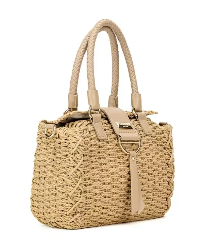 Torebka Monnari słomkowa kuferek – modna listonoszka na lato