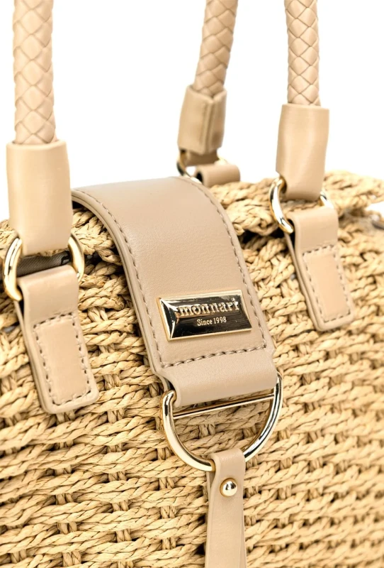 Torebka Monnari słomkowa kuferek – modna listonoszka na lato