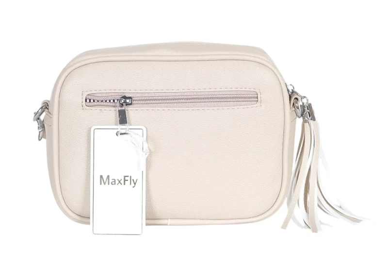 Modna torebka damska listonoszka ze skóry ekologicznej z frędzlami