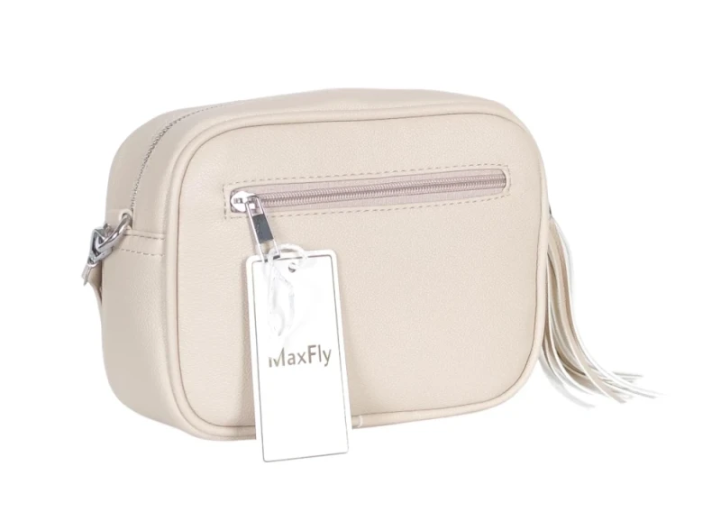 Modna torebka damska listonoszka ze skóry ekologicznej z frędzlami