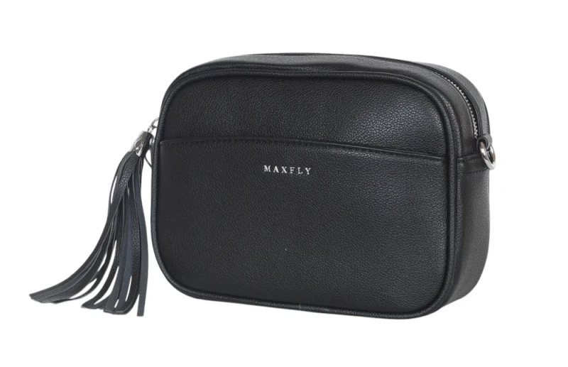 Modna torebka damska listonoszka ze skóry ekologicznej z frędzlami