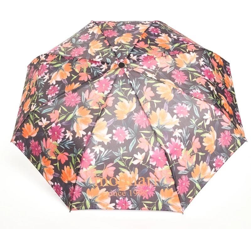 Parasol Damski z Kwiatami – Automatyczny i Składany