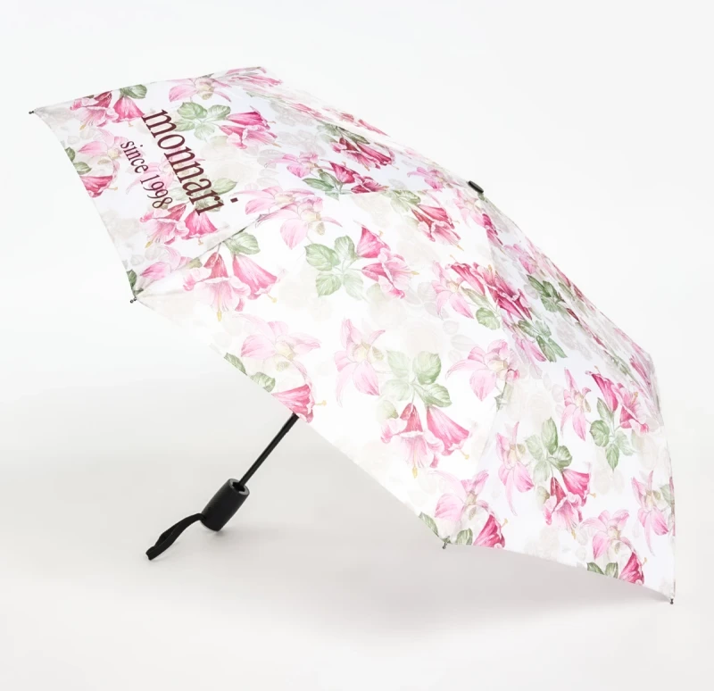 Parasol Damski Monnari – Kwiaty, Automatyczny, Składany