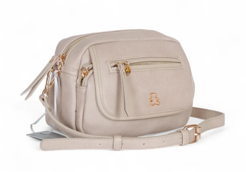 Lulu Castagnette – Torebka damska listonoszka | Złote dodatki | Kolekcja JESIEŃ/ZIMA 2025/26