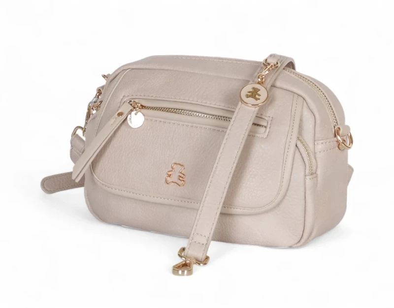 Lulu Castagnette – Torebka damska listonoszka | Złote dodatki | Kolekcja JESIEŃ/ZIMA 2025/26