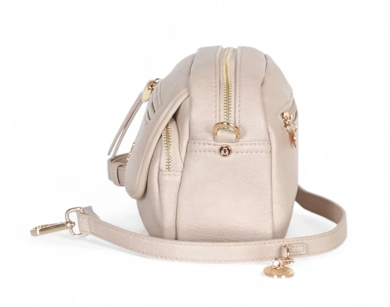 Lulu Castagnette – Torebka damska listonoszka | Złote dodatki | Kolekcja JESIEŃ/ZIMA 2025/26