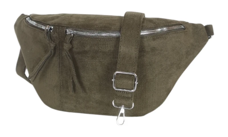 Nerka damska PAOLO BAGS ITALY z eko zamszu – modna, pojemna, elegancka | Jesień Zima 2025/26