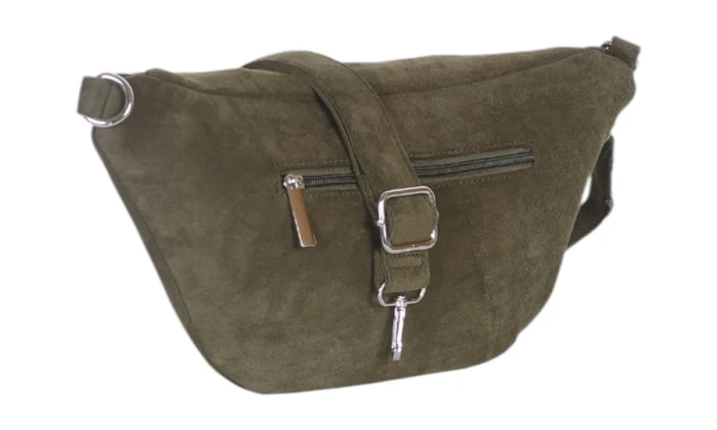 Nerka damska PAOLO BAGS ITALY z eko zamszu – modna, pojemna, elegancka | Jesień Zima 2025/26