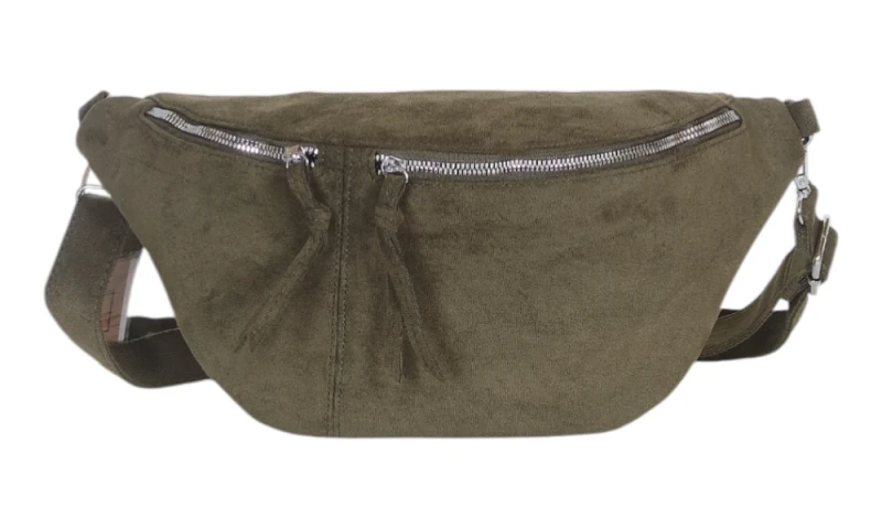 Nerka damska PAOLO BAGS ITALY z eko zamszu – modna, pojemna, elegancka | Jesień Zima 2025/26