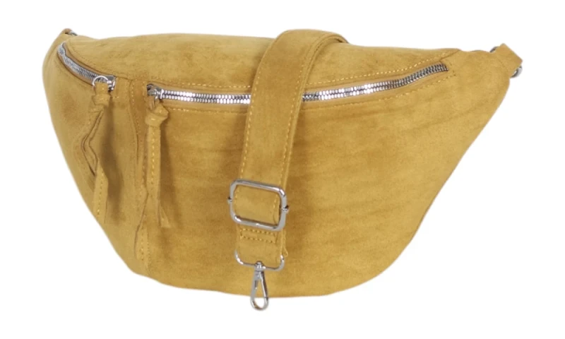 Nerka damska PAOLO BAGS ITALY z eko zamszu – modna, pojemna, elegancka | Jesień Zima 2025/26