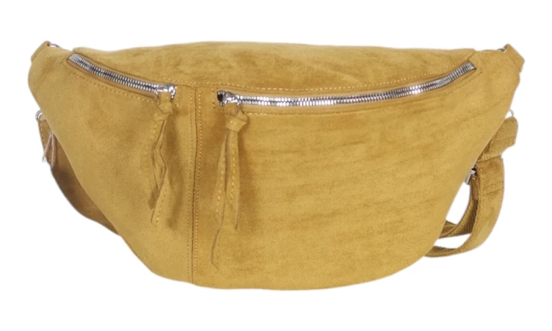 Nerka damska PAOLO BAGS ITALY z eko zamszu – modna, pojemna, elegancka | Jesień Zima 2025/26