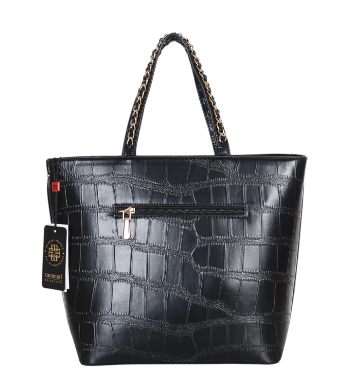 Monnari stylowa torebka shopper A4 Długi pasek Premium Collection