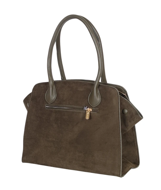 COVERI ITALY – elegancka torebka damska w modnym kształcie, usztywniana, pojemna