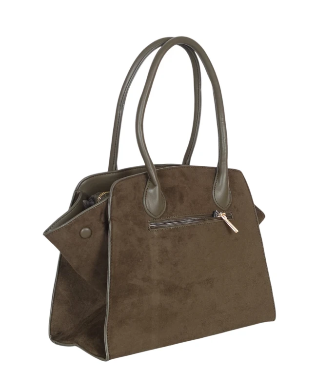 COVERI ITALY – elegancka torebka damska w modnym kształcie, usztywniana, pojemna