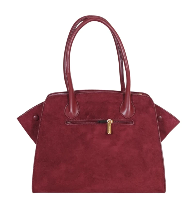 COVERI ITALY – elegancka torebka damska w modnym kształcie, usztywniana, pojemna