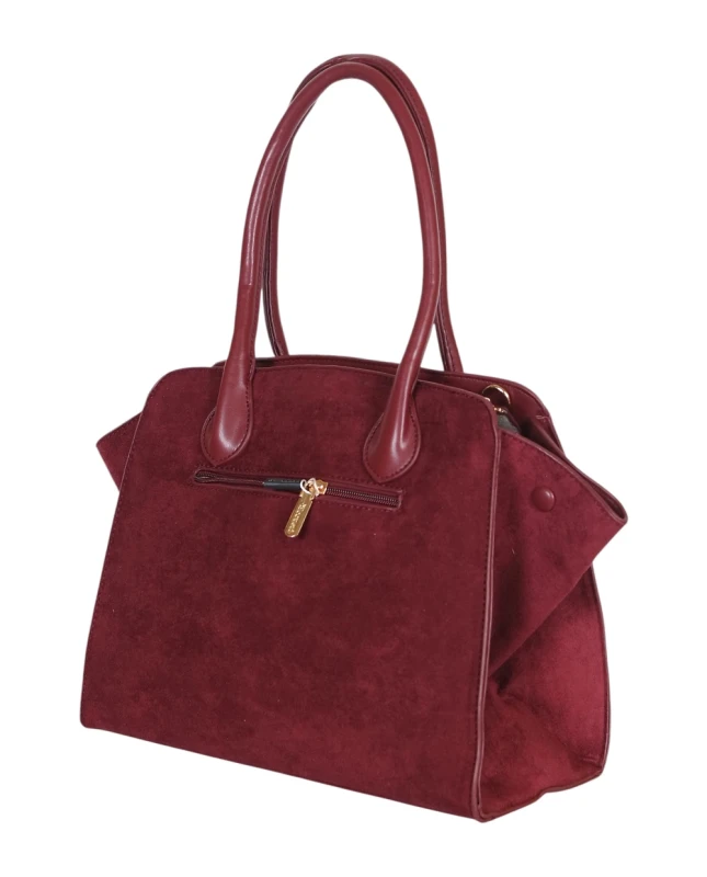 COVERI ITALY – elegancka torebka damska w modnym kształcie, usztywniana, pojemna