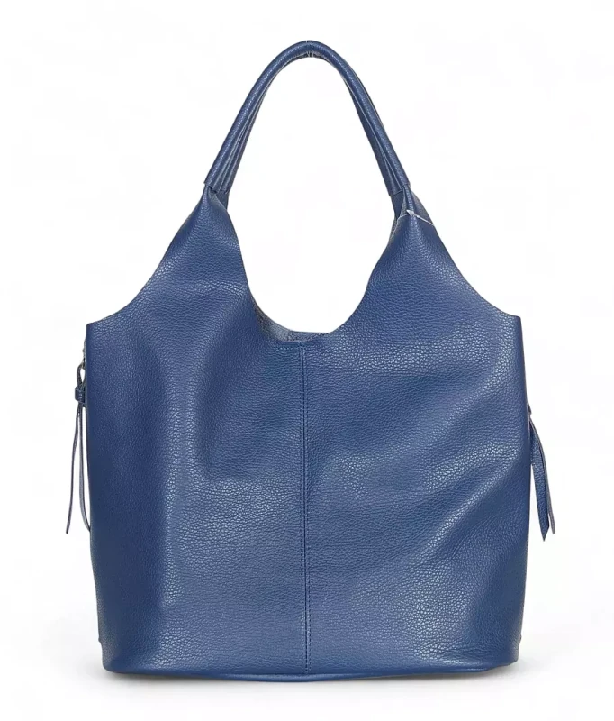 VERA PELLE Włoska skórzana torebka shopper 2w1 Skóra naturalna