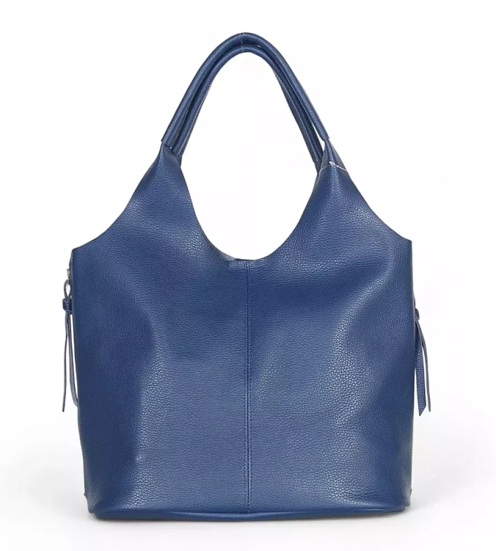 VERA PELLE Włoska skórzana torebka shopper 2w1 Skóra naturalna