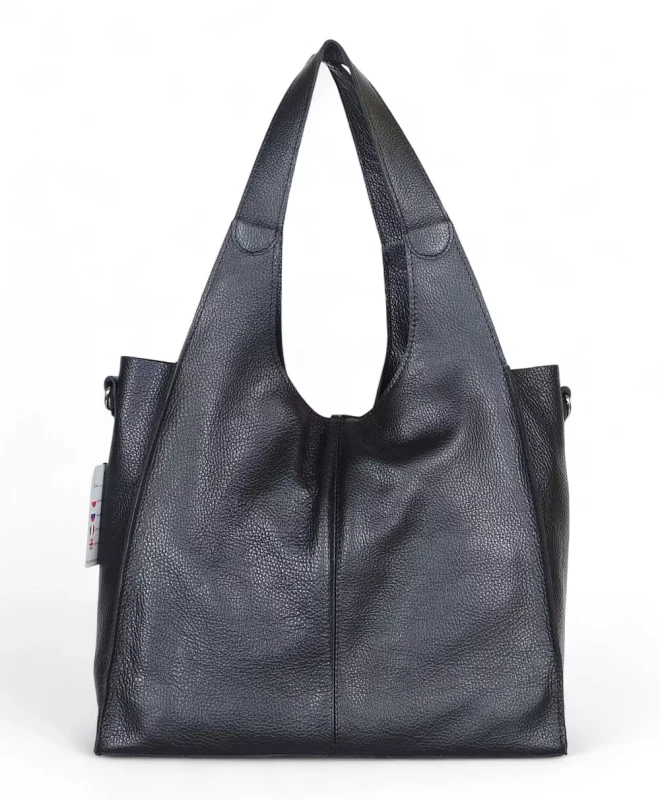 Torebka skórzana Vera Pelle – duży skórzany shopper z naturalnej skóry Dollaro