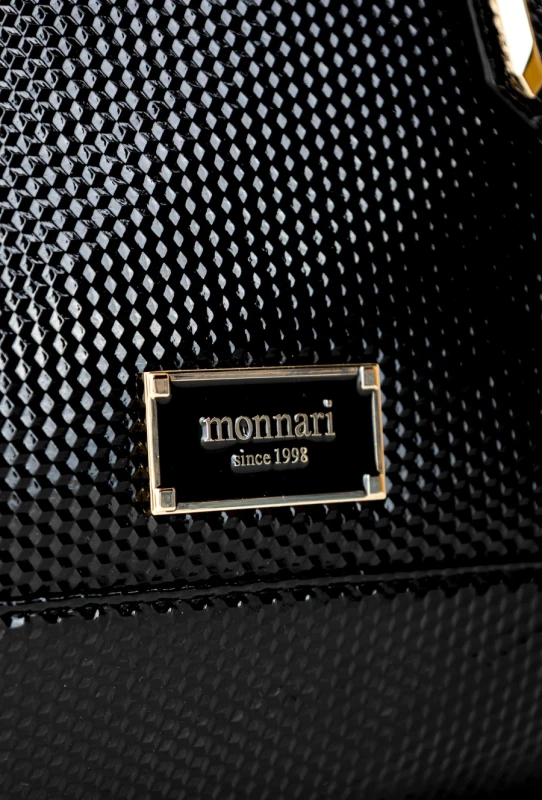 Monnari Premium Collection – lakierowana torebka aktówka na laptop i A4, Jesień–Zima 2025/26